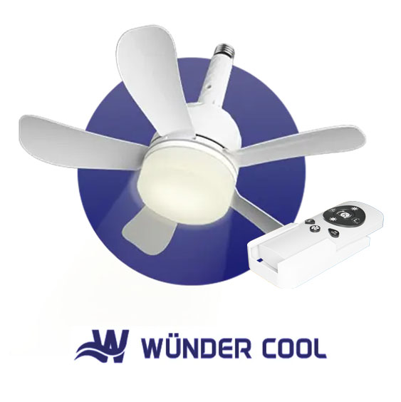 WunderCool Socket Fan Light