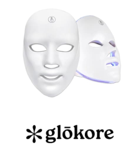 Glokore LED face mask with 660nm LED Light therapy, 50% off limited-time deal